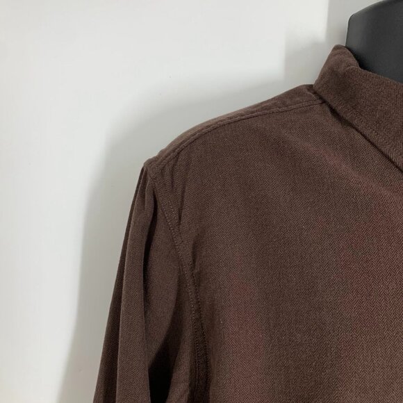 Eddie Bauer Men's Eddie's Favorite Flannel‎ Shirt in Pinecone Size TL NWT - Picture 3 of 13